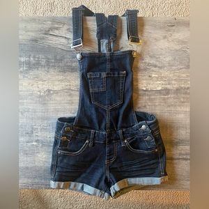 Blue Spice Denim Overall Shorts | Women’s | 0